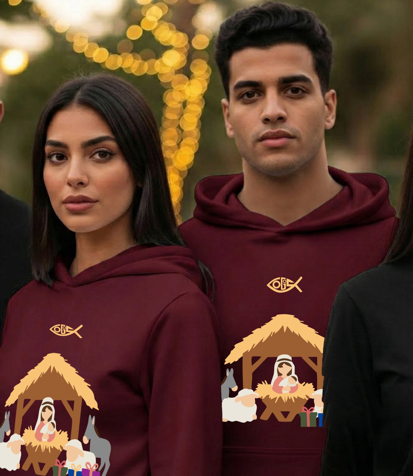 Manger Colored - Hoodie - CRS - Maron