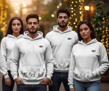 Manger Minimal - Hoodie - CRS - White