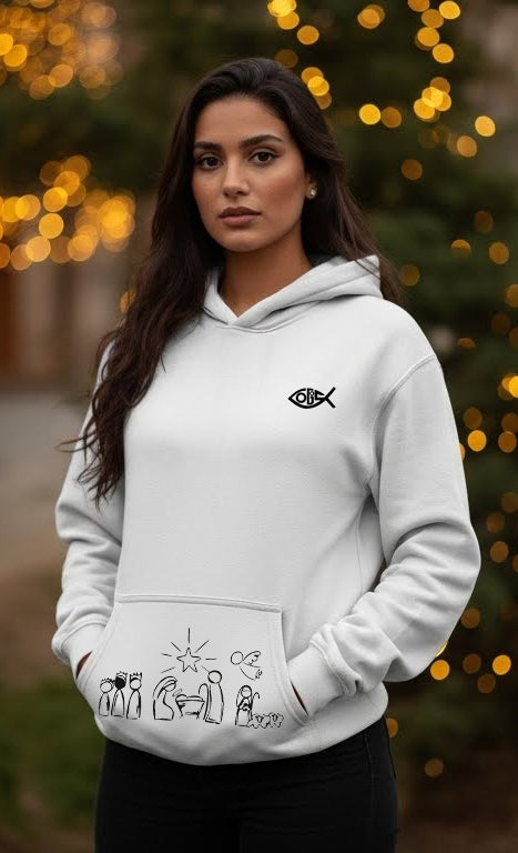 Manger Minimal - Hoodie - CRS - White