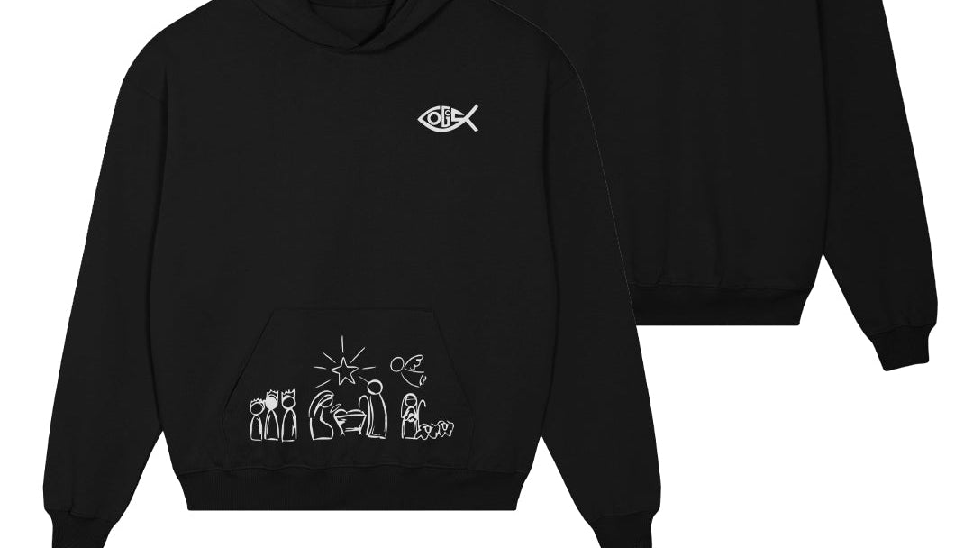 Manger Minimal - Hoodie - CRS - Black