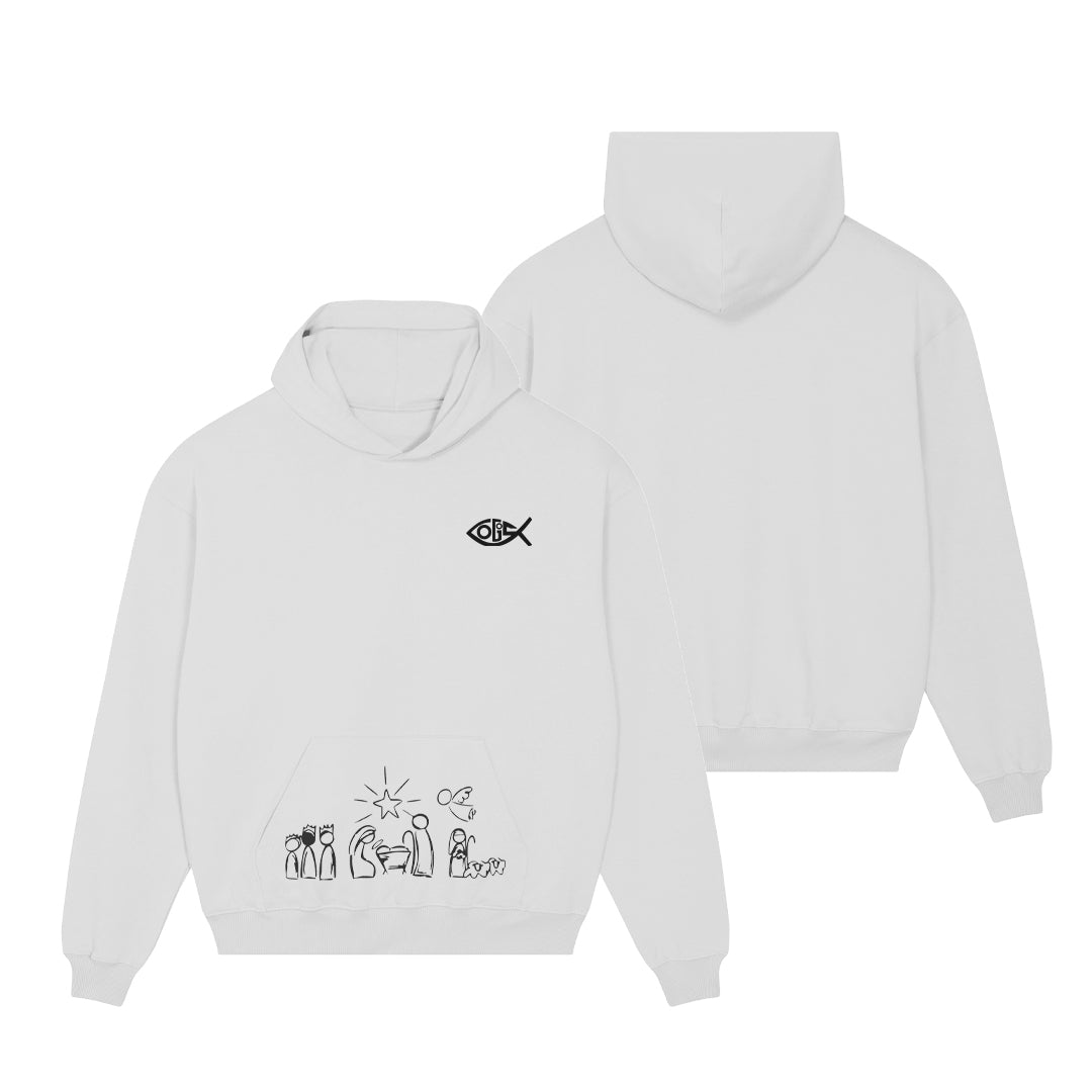 Manger Minimal - Hoodie - CRS - White
