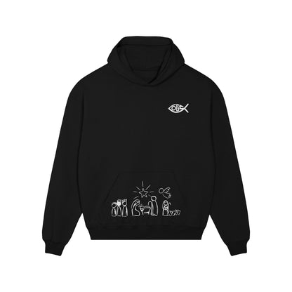 Manger Minimal - Hoodie - CRS - Black