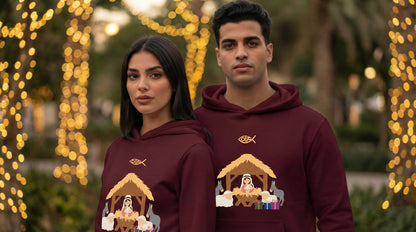 Manger Colored - Hoodie - CRS - Maron