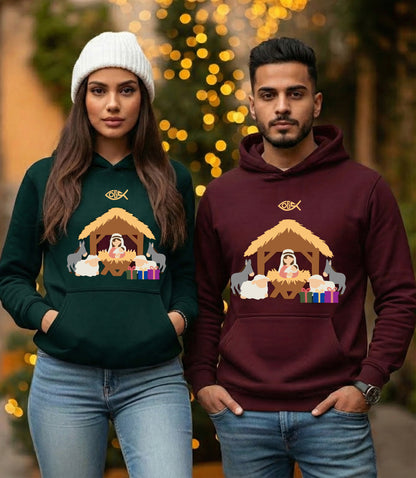 Manger Colored - Hoodie - CRS - Maron